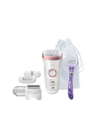 Resim Braun Silk-Epil 9 9870 SensoSmart Islak Kuru 7 Ek Parçalı Epilatör 