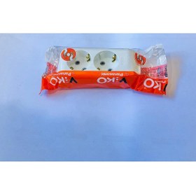 Resim VİKO Multi-let 2 Li Çocuk Korumalı Kablosuz Grup Priz (KLEMENSLİ) 