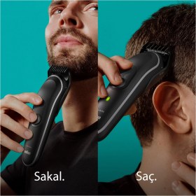 Resim Braun Series 5 MGK5420 Hepsi Bir Arada Şekillendirme Seti, 9’u 1 Arada Erkek Bakım Kiti 