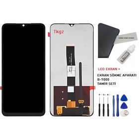 Resim Tkgz - Xiaomi Redmi 9c Lcd Ekran Dokunmatik -a- Kalite + B-7000 + Tamir Seti 