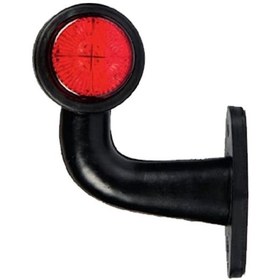 Resim Kisa Egri Lamba Ledli 13Cm Kirmizi Beyaz 24V 504632286 