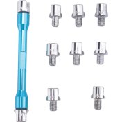 Resim Richard4 1 Takım Mavi Motosiklet Konuştu Anahtarı ve 10 Adet Sertleştirilmiş Ipuçları 5.0-6.8 Çoğu Motosiklet Için (Yurt Dışından) 