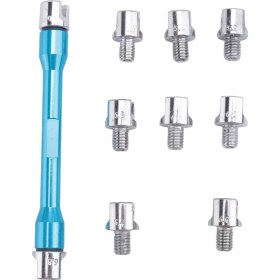 Resim Richard4 1 Takım Mavi Motosiklet Konuştu Anahtarı ve 10 Adet Sertleştirilmiş Ipuçları 5.0-6.8 Çoğu Motosiklet Için (Yurt Dışından) 