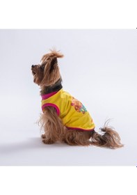 Resim Yellow-sarı All Good Days Kedi Köpek Tişörtü-kedi Köpek Kıyafeti 