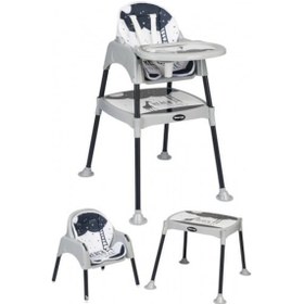 Resim Maxi Taxi Feeding Yıldız Desenli 3in1 Mama Sandalyesi - Reach St MAXITAXI.020 
