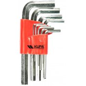 Resim Kupa Çelik Alyan Anahtar Seti Kısa 120 mm. - 9 Parça Alyen 