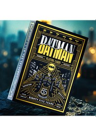 Resim OyuncaklarÜlkesi Theory11 Batman 85th Anniversary Premium Oyun Kağıdı iskambil Kartları Destesi 