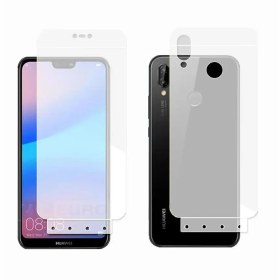 Resim Huawei Mate 20 Rs İle Uyumlu Ön-Arka Darbe Emici HD Ekran Koruyucu Kaplama 