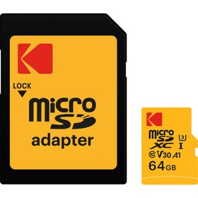 Resim Ultra Performans 64GB microSDXC-I UHS-I U3 Micro SD Kart + SD Adaptör 