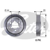Resim GATES Tvd1055 Krank Kasnagi ( Peugeot : 206 207 307 Citroen C2 C3 C4 1.4 16v 1.6 16v ) 0515r8 (WA851455) 