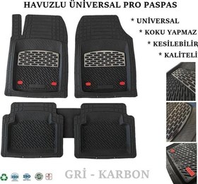 Resim BMW X3 2020 Uyumlu Derin Havuzlu Pro Paspas Siyah - Gri 
