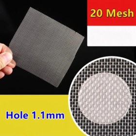 Resim Mingjin Shop 1 20 Örgü Stili 50CM x 100CM cm Paslanmaz Çelik Hasır Filtre Filesi Metal Ön Tamir Filesi Filtrasyon Dokuma Tel Elek Sac Elek (Yurt Dışından) 