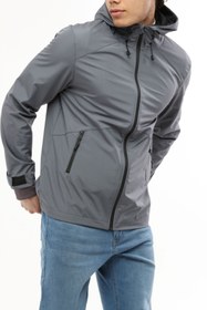 Resim Ghassy Co Erkek Rüzgarlık/Yağmurluk Outdoor Omuz Detaylı Mevsimlik Füme Spor Ceket 