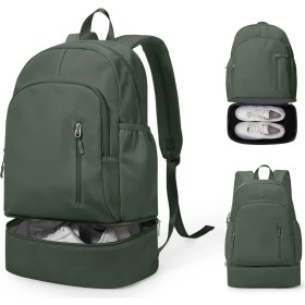 Resim Woys Profesyonel Spor Sırt Çantası - Ayakkabı Bölmeli , Laptop Bölmeli , Su Geçirmez Sırt Çantası 