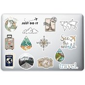 Resim Genel Markalar Quart Aksesuar Art Sanat Temalı Dekoratif Laptop Notebook Tablet Telefon Sticker Set 016 