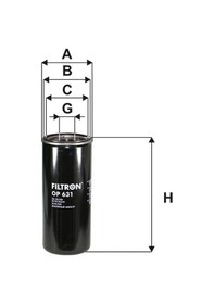 Resim Op631 - Yağ Filtresi - Filtron 