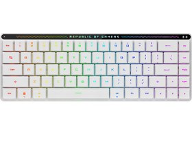 Resim Asus Rog Falchion RX Kablosuz Aura Sync Oyuncu Klavyesi Beyaz 