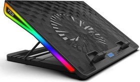Resim ARRAX II INC-609TGS 13-17" SİYAH 2X RGB FANLI NOTEBOOK SOĞUTUCU 
