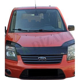 Resim Ford Connect 2003-2014 Araca Özel Kaput Rüzgarlığı A+ Pianoblack 4mm 