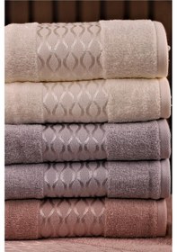 Resim Özdilek Elissa 6'lı Pamuklu Su Emiciliği Yüksek 50 80 El Yüz Havlusu 