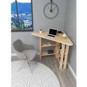 Resim Wood Face Woodface Best Doğal Ahşap Köşe Çalışma Masası 110x80 cm 