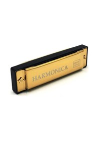 Resim Hermann Mayer Hm10c Gold Harmonica - Domajör Mızıka 