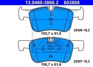 Resim ÖN FREN BALATASI ATE BMW 1/3/4 SERİSİ F20-F30-F32-F33-F36 