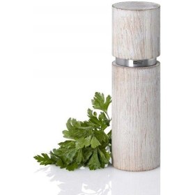 Resim Adhoc Textura Antıque Grande Tuz Biber Değirmeni Beyaz 