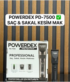 Resim Powerdex Pd-7500 Şarjlı Profesyonel Çift Bataryalı Traş Makinesi - CLN7008-9244 