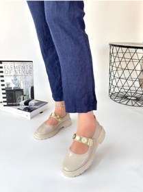 Resim Pabucmarketi Bej Rugan Kadın Günlük Ayakkabı Çok Renkli 