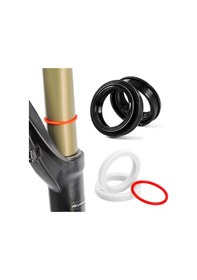 Resim Gajeena Dağ Bisikleti Amortisör Ön Çatalı 34mm Geriği Korumalı Orijinal Odağı, Tıkanıklık Önleyici Spreyli Set Çok Renkli 