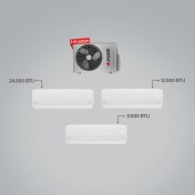 Resim Arçelik ZM30105 A++ 24+12+9 BTU Iç - 30000 BTU 1+5 Multi Inverter Klima 