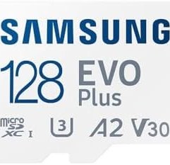 Resim Samsung EVO Plus microSD Hafıza Kartı (2024) (SD Adaptör Dahil) - 128 GB 