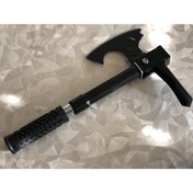 Resim Axe Tools Portatif Çok Fonksiyonlu Bahçe Kamp Araç Seti Balta Çekiç Keser + Mavi Kamuflaj Çantası 