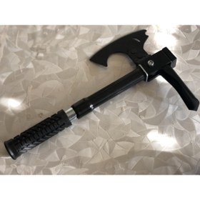 Resim Axe Tools Portatif Çok Fonksiyonlu Bahçe Kamp Araç Seti Balta Çekiç Keser + Mavi Kamuflaj Çantası 