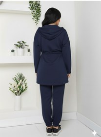 Resim CNG MODA Büyük Beden Modal Kumaş Premium Kalite Beli Tünelli Trend Eşofman Takımı 