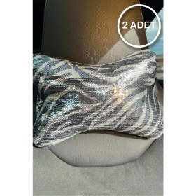 Resim Pullu Zebra Boyun Yastığı 2 Adet 