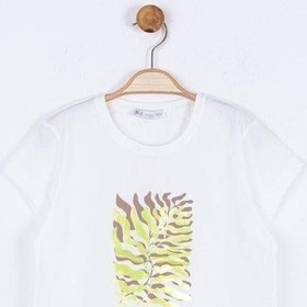 Resim Nk Kids Kız Çocuk Perfect Tshirt-13971 Ekru 