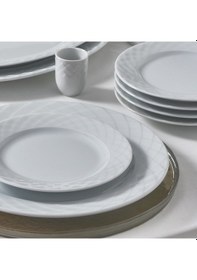 Resim Güral Porselen Alfa 36 Parça 6 Kişilik Yemek Takımı 