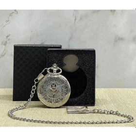 Resim Özel Kutulu Gümüş Köstekli Saat Alk4672 