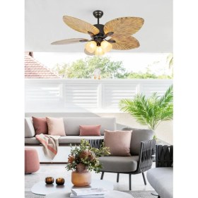 Resim Dlc Oklahoma 132CM Tavan Vantilatörü Kahverengi 