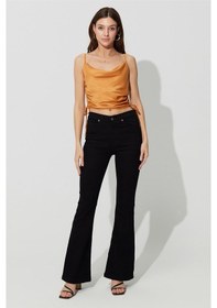 Resim Sherin Taba Yanları Büzgülü Askılı Büstiyer SS23CT4735TA-TABA 