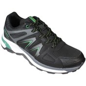 Resim Kinetix Erkek Siyah Gri Cilt Kalın Taban Outdoor Spor Ayakkabı 001 