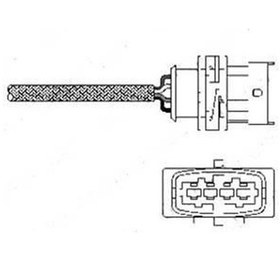 Resim DELPHI ES10789-12B1 OKSİJEN SENSÖRÜ ASTRA G VECTRA C CORSA B C 1. 