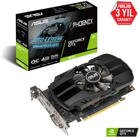 Resim Asus GeForce GTX 1650 Phoenix OC 4G GDDR5 128 Bit Ekran Kartı 