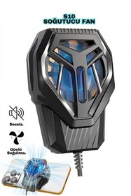 Resim Fibaks S10 Profesyonel Gaming Telefon Soğutucu Fan - Hızlı ve Sessiz Radyatör Klipsli Tasarım 