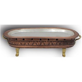 Resim Turna Bakır Ayaklı Közlü Sunum Kebaplık 90 Cm Oksit Turna5864-3 