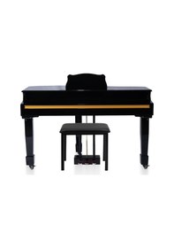 Resim Jwin Sapphire Sdp-700 Çekiç Aksiyonlu 88 Tuşlu Kuyruklu Dijital Piyano + Tabure - Siyah 