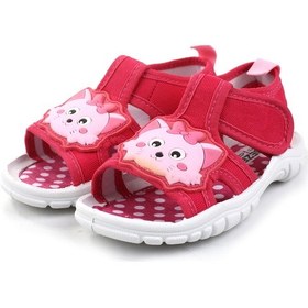 Resim Gezer Kids 00204 Günlük Kız Çocuk Sandalet Fuşya 
