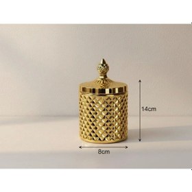 Resim Rova Tr Cam Kavanoz Altın 